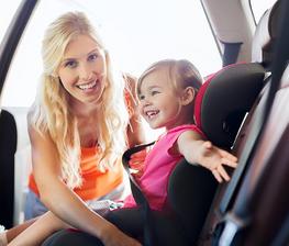 Safety instructions while driving with children